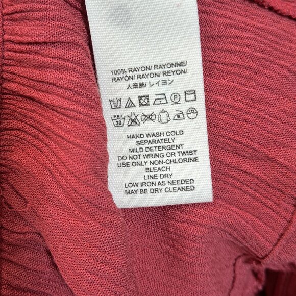 Free People Brick Red Endless Summer Extratropical Maxi Strappy Back Boho XS - Picture 9 of 9